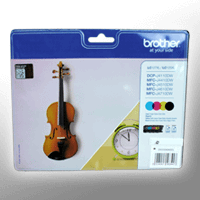 4 Brother Tinten LC-127XLVALBPDR Multipack KCMY