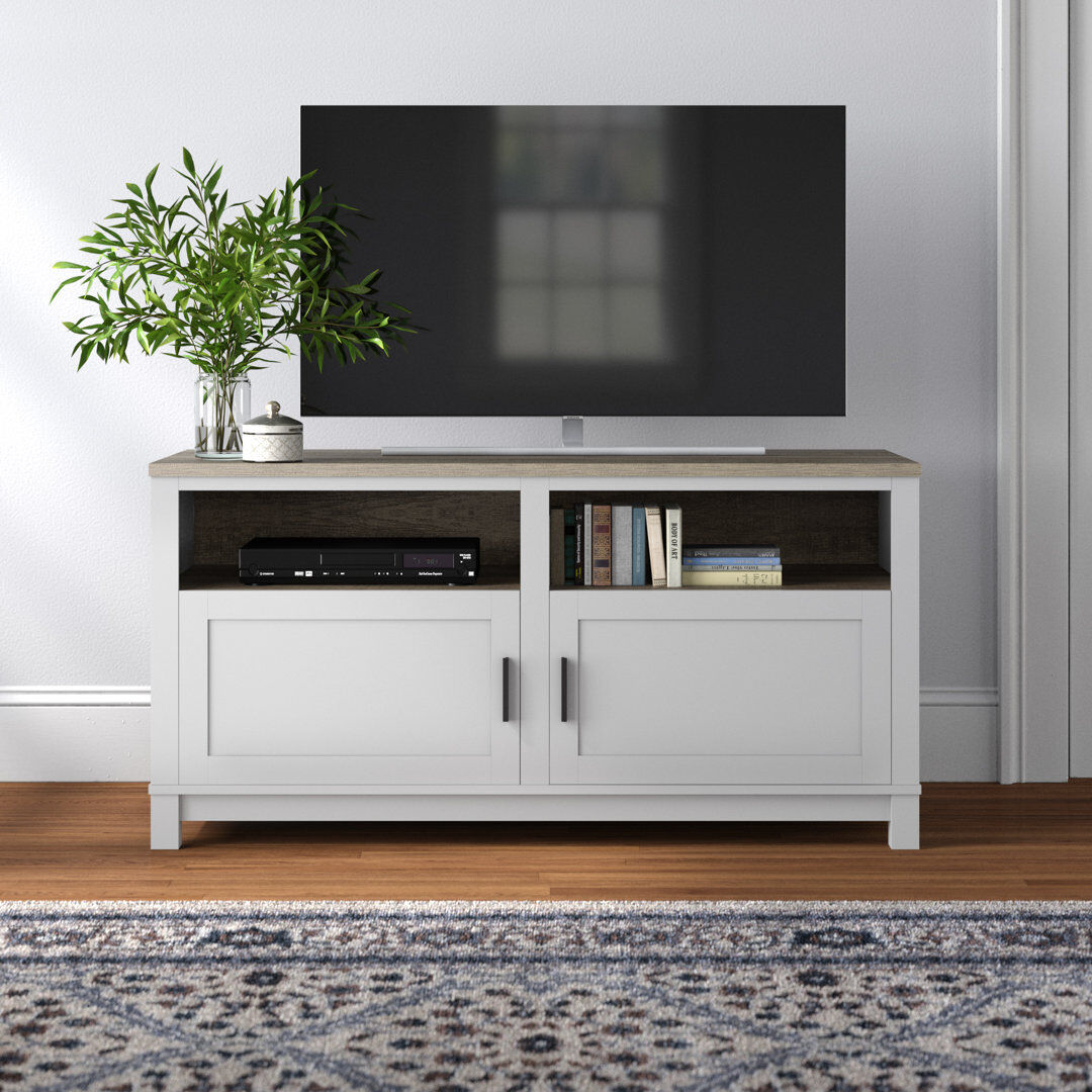 Three Posts Cambridge TV Stand for TVs up to 60" Grey 60"