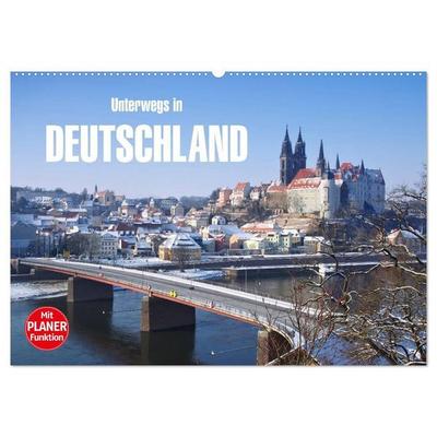 Unterwegs in Deutschland (Wandkalender 2027 DIN A2 quer), CALVENDO Monatskalender