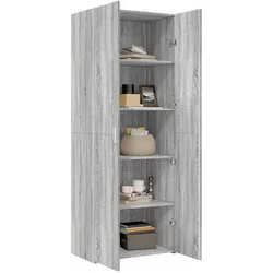 vidaXL, Kommode + Sideboard, Qukonica (mit 4 Regalböden) (42.50 x 42.50 x 185 cm)