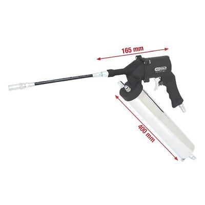 Ks Tools Druckluft-Fettpresse mit flexiblem Schlauch und Düse [Hersteller-Nr. 515.3900]