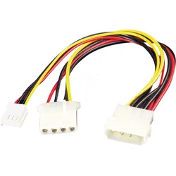 AK 3192 - Y-Stromvers. (Y-Kabel) 2xFD,1x3,5"/5,25"