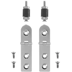 Duravit Scharnierpaar für Urinaldeckel Fizz 0061231000 ohne Absenkautomatik, chrom