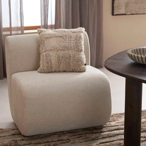 Studio LIVIT 1-zits element eetkamerbank Delia 77 cm