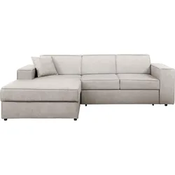 ECKSCHLAFSOFA mit Schlaffunktion Pedro L beige links