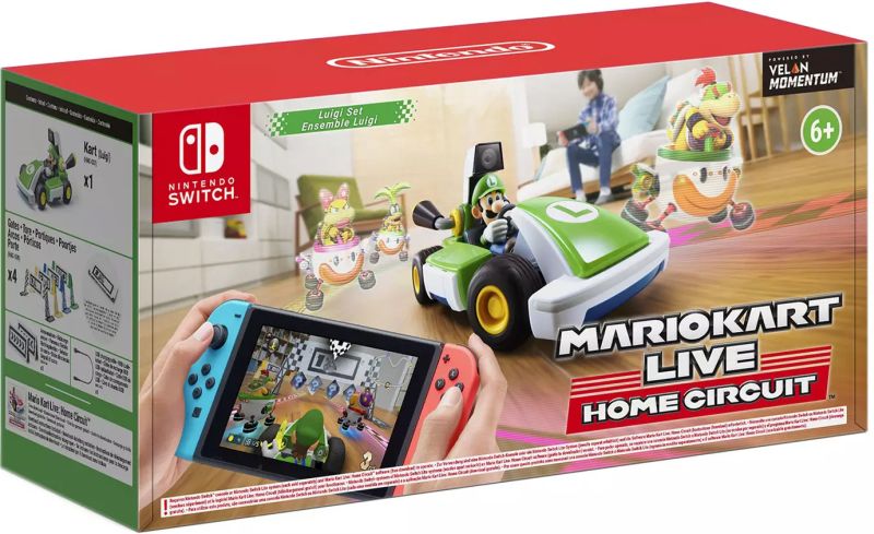 Nintendo Mario Kart Live Home Circuit Set-Luigi (Switch) Gebruikt