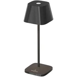 Villeroy & Boch Akku-Tischleuchte Neapel Micro Alu, Eisen, Stahl Metall Schwarz
