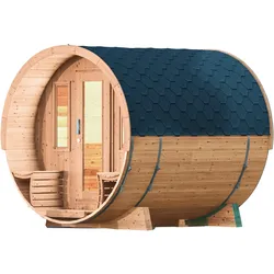 Wolff Finnhaus Saunafass 280 de luxe Thermoholz