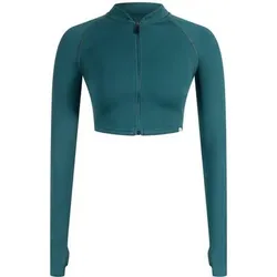 SMILODOX Crop Jacke Harly, Größe XL in Grün Grün