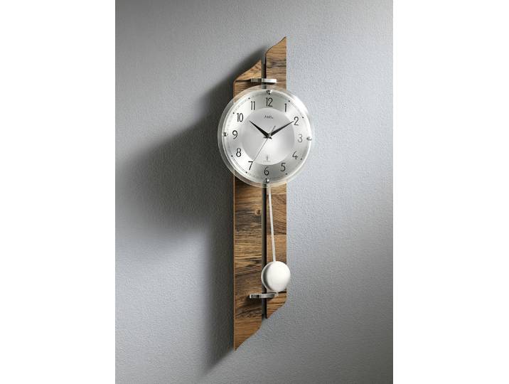 Wanduhr mit Funkuhrwerk, Wildeiche