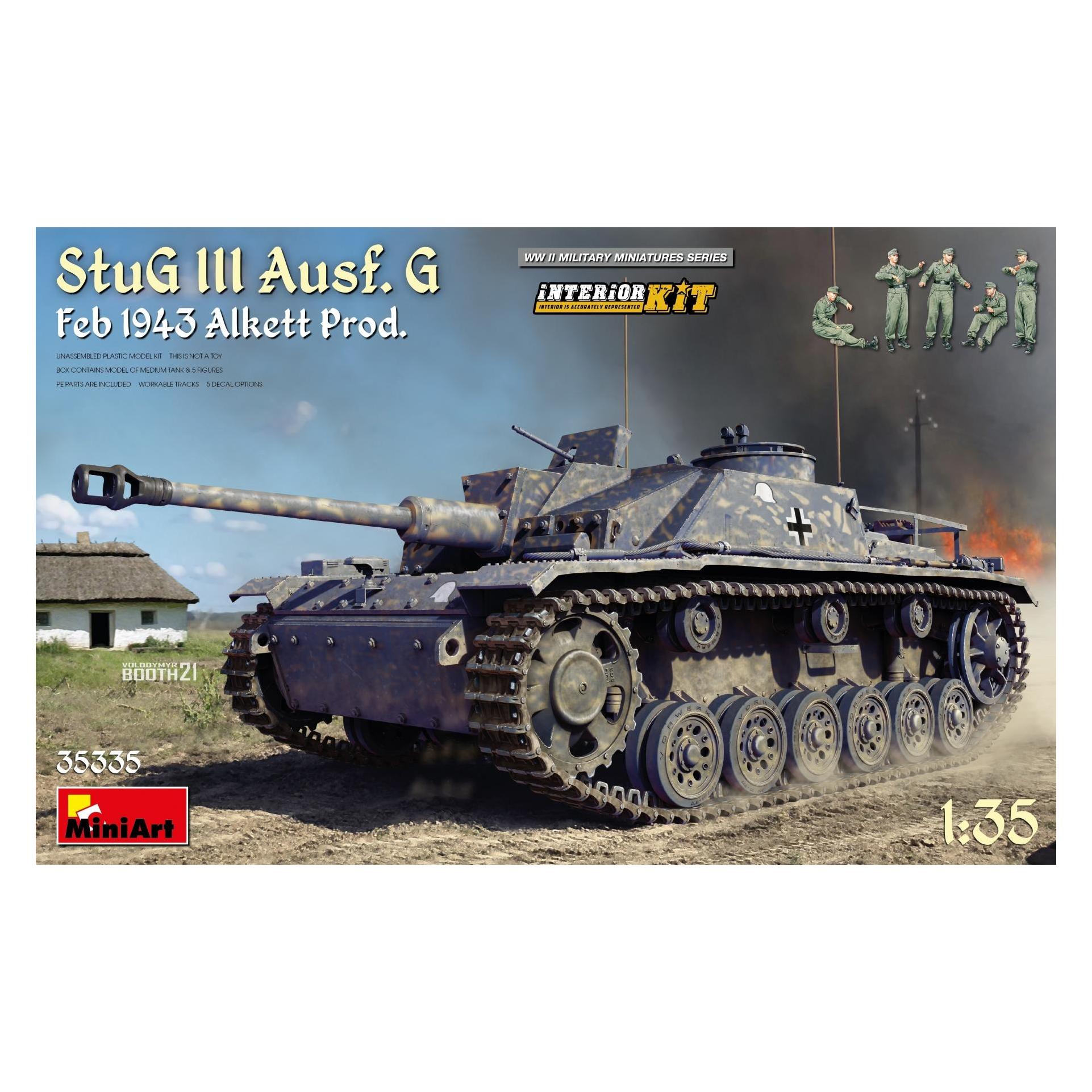 Mini art StuG III Ausf. G Feb 1943 Alkett Prod. Interior Kit (35335)