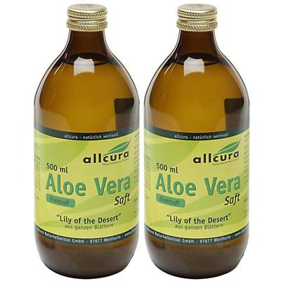 Aloe Vera Saft Ganzblatt 2x 2x500 ml