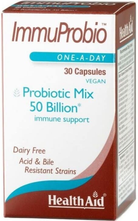 HealthAid Health Aid ImmuProbio 50000 Millones Probióticos 30cáps