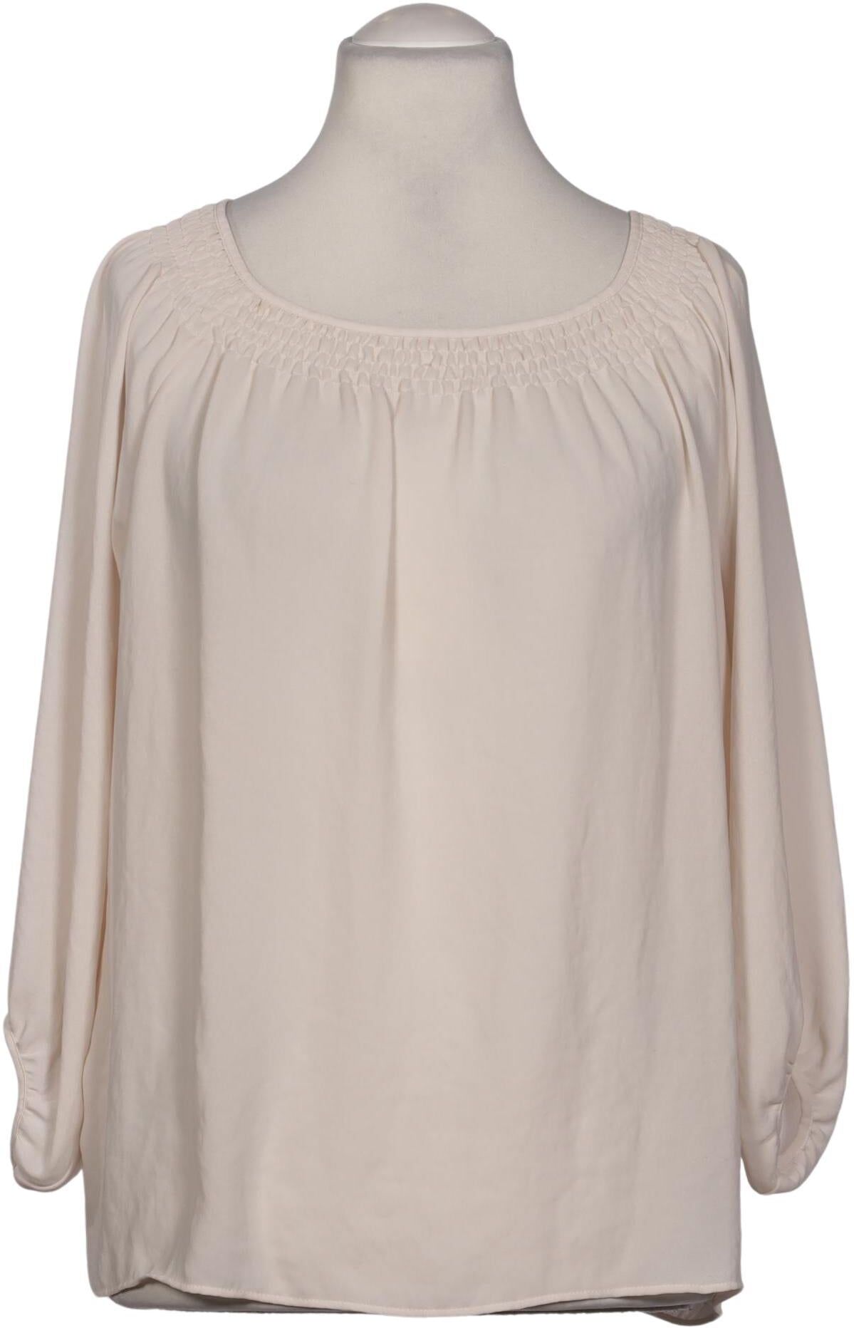 Cain Damen Bluse, Cremeweiß, Gr. EU 40 (Marc Cain N4), Synthetik - Second Hand