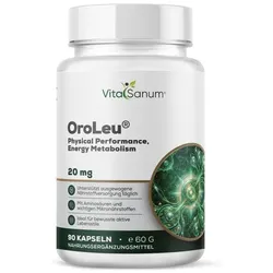 VitaSanum® OroLeu® – L-Leucin-Orotat – 600 mg Tagesportion (3 Kapseln)