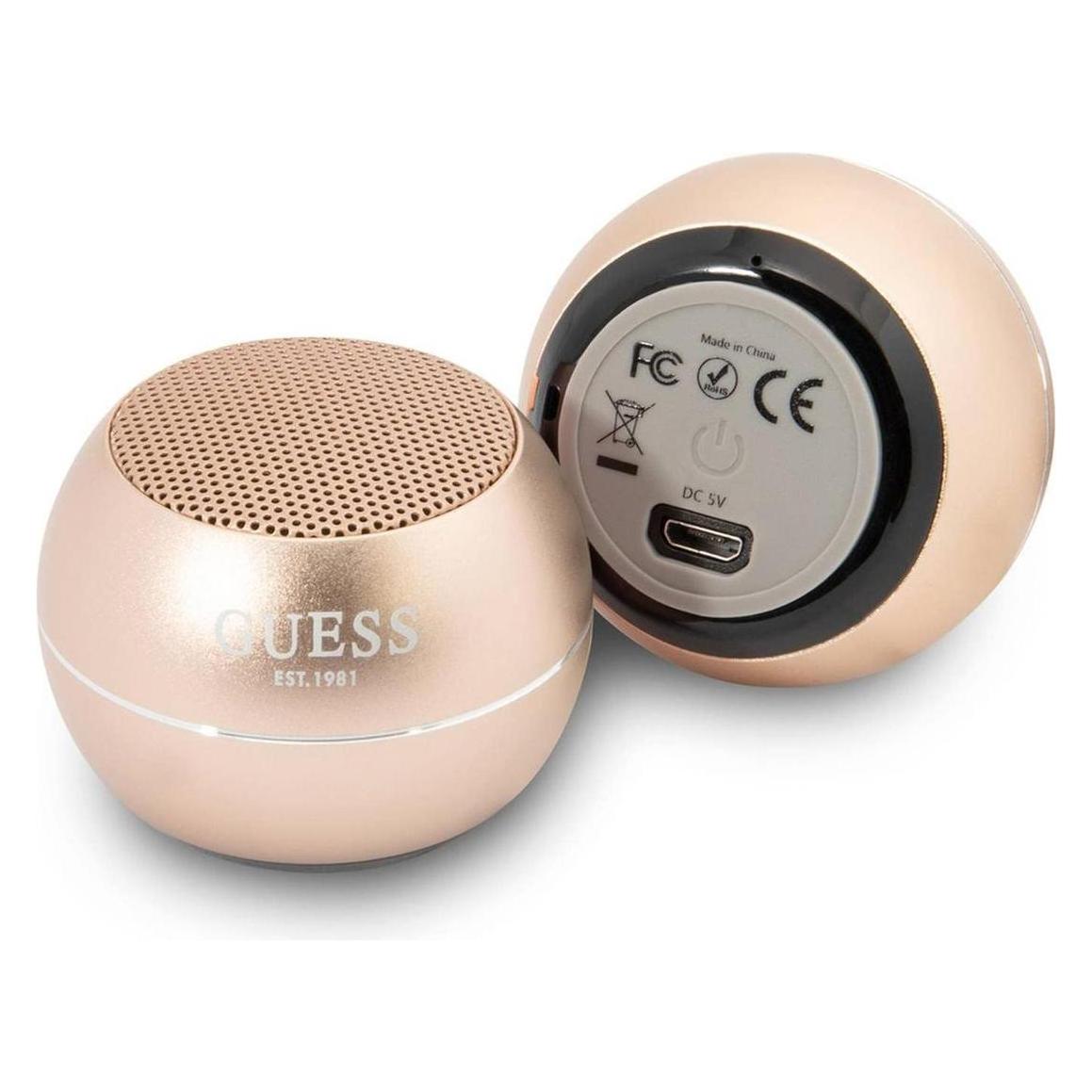 Guess głośnik Bluetooth GUWSALGED Speaker mini złoty/gold (4 h) (GUE002431-0)