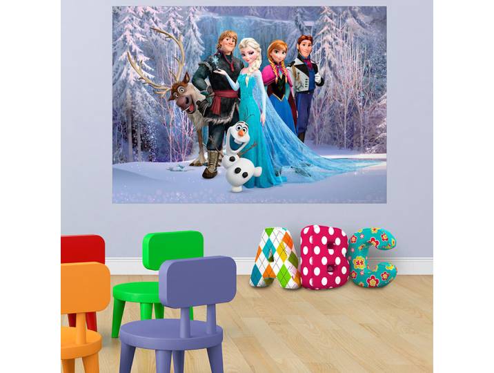 Ag Art - Poster Xxl Intisse La Reine Des Neiges Disney Frozen 155x115 Cm