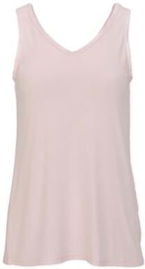 Boxercraft BW2504 Women's Womens Bamboo V Neck Top in Pink Serenity size Small   96% bamboo/4% spandex