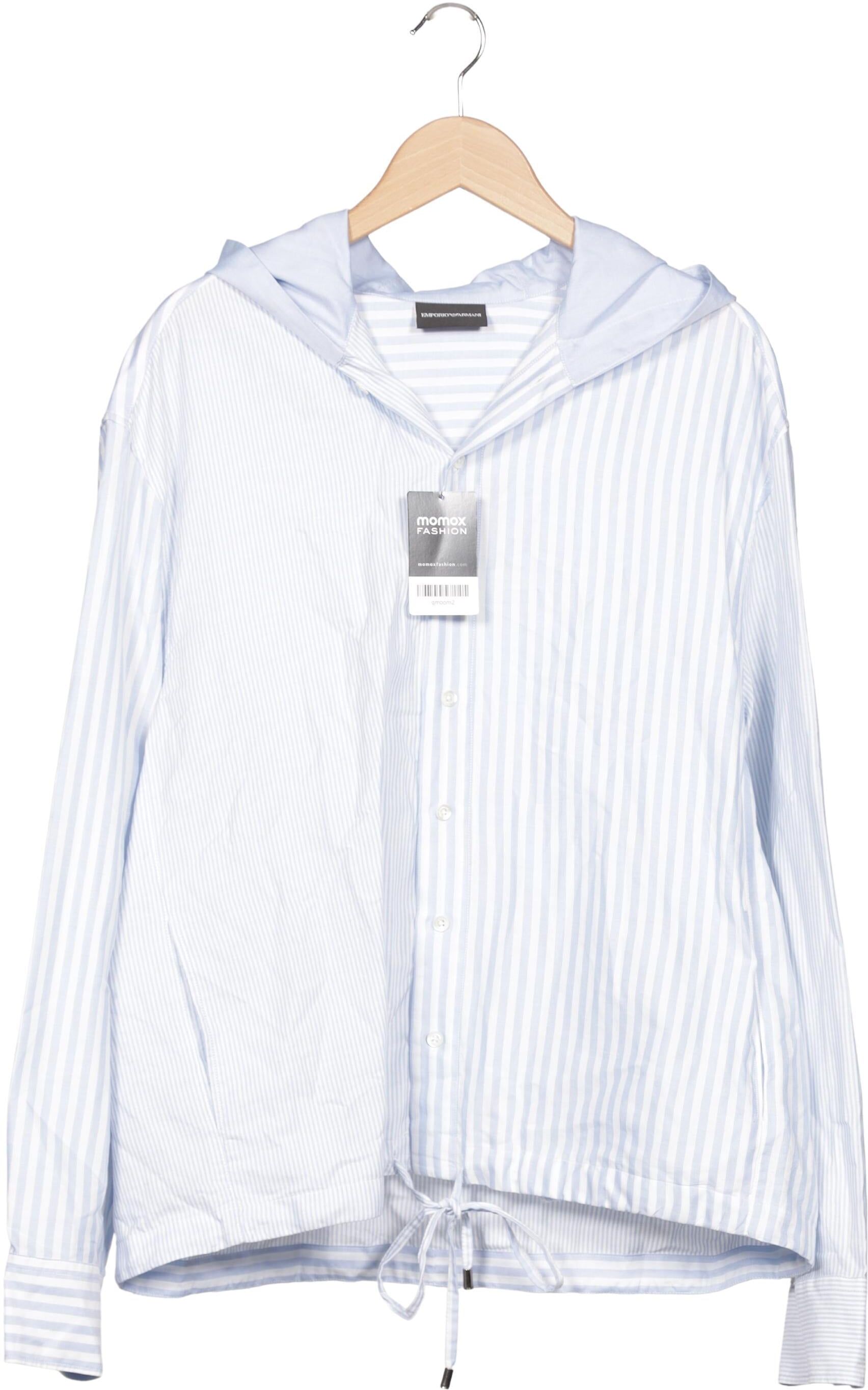 Giorgio Armani Emporio Armani Herren Hemd, Hellblau, Gr. XL, Baumwolle - Second Hand
