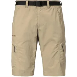 Schöffel, Herren, Outdoorhose, Shorts Silvaplana2 (52, XL), Braun, Beige