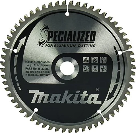 makita B-33283 Kreissägeblatt 190,0 mm, 60 Zähne