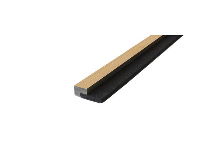 Abschlussleisten Eiche furniert, Eichefarben, furniert, 2.5x275x1.8 cm, Tapeten & Wandverkleidungen, Akustikpaneele