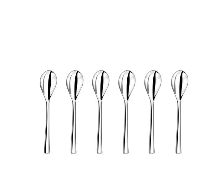 Cuillère expresso en acier inoxydable - lot de 6