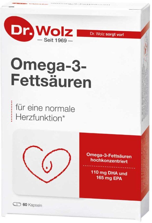 Dr. Wolz Omega 3 Fettsäuren 500 mg/60% Kapseln