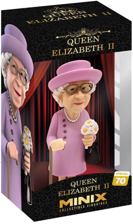 Figurine Minix Celebrity 12 cm 70 : Reine Elizabeth II
