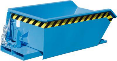 Kippbehälter Bauer Mini Typ MGU 230, 350 mm Schüttkantenhöhe, blau