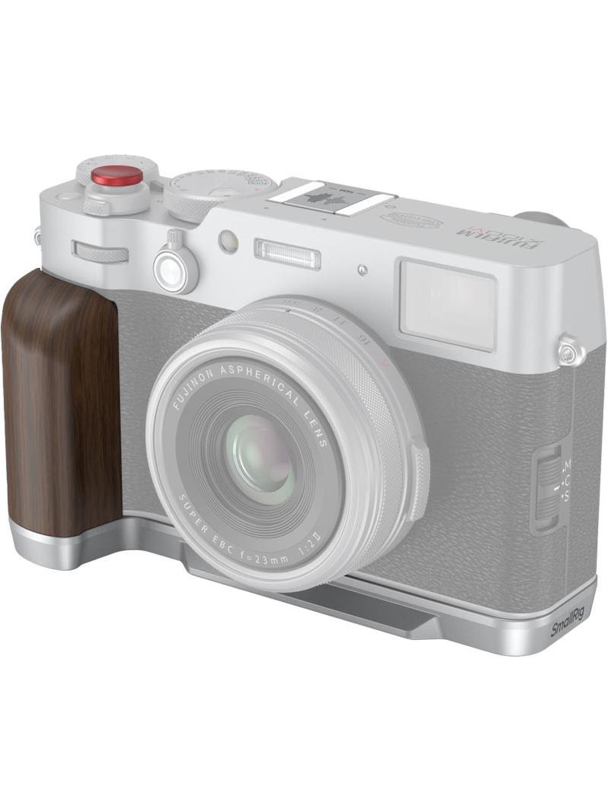 SmallRig 4804 Wooden L-Shape Grip for FUJIFILM X100VI / X100V Sliver