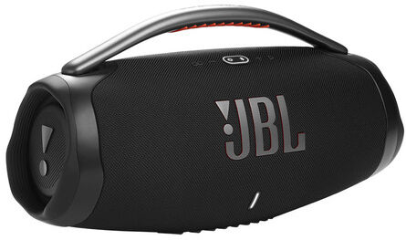 JBL Boombox 3, Sistema audio portatile waterproof IP67 con connettività wireless Bluetooth e Wi-FI, Nero
