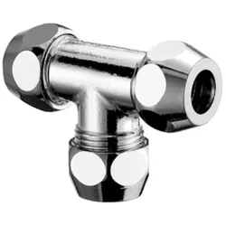 Schell T-Verschraubung 064540699 3/8", 8mm, chrom