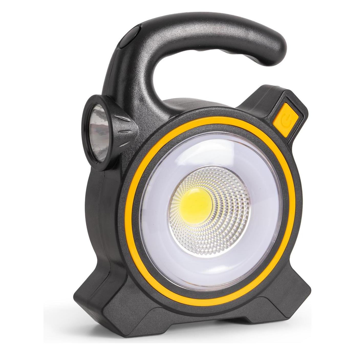 Entac LED Arbeitsleuchte Solar mit Powerbank (80 lm) (EWL-1W-SOL-R)