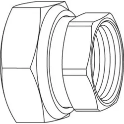 TA Anschlussverschraubung 1/2'' IG für Ventil DN15 - 7738332857