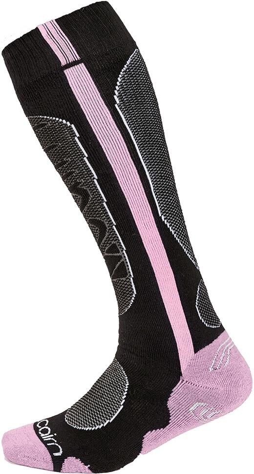 Cairn  - Spirit Black Powder Pink - 35-38 - Chaussettes de ski