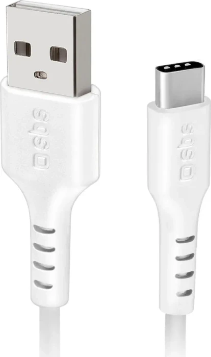 SBS USB Datenkabel mit USB Typ C-Anschluss (1,5m), weiß