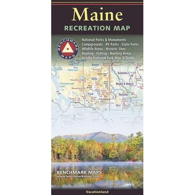 Maine Recreation Map, Karte von National Geographic Maps, Benchmark Maps, 978-0-7834-9980-2
