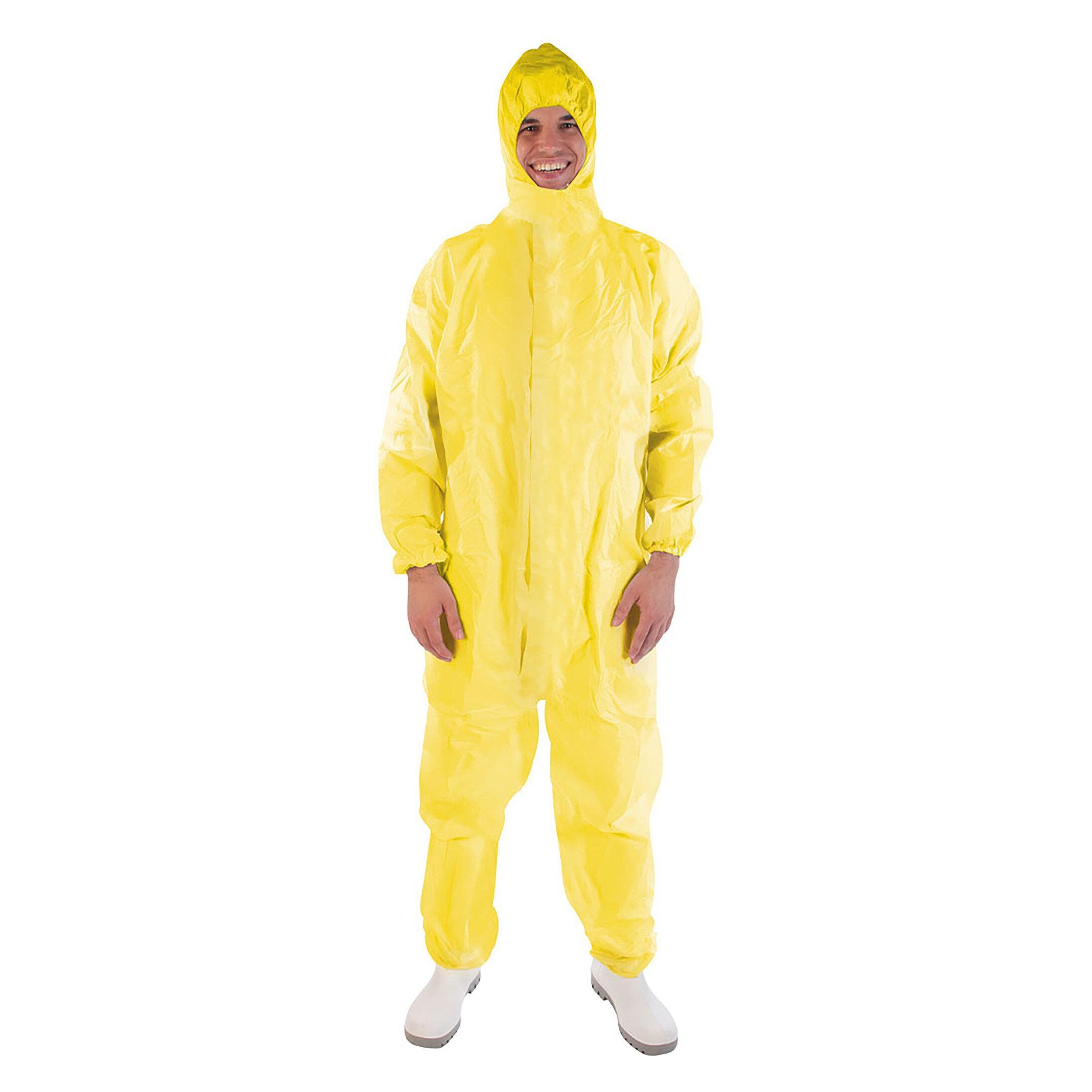 franz mensch Hygostar Overall, XXL, gelb Kat.III, Typ 3+4+5+6 (XXL) (27806)