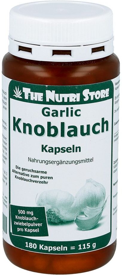 Knoblauch 500 mg geruchsarm Kapseln 180stk