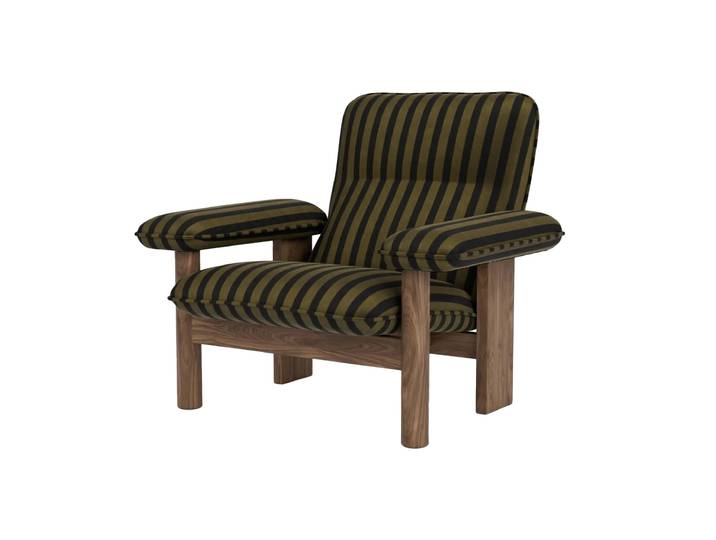 Audo Copenhagen Fauteuil Brasilia Walnut-Cabanon soft