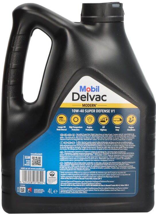 Motoröl MOBIL 157454 DELVAC Modern 10W40 Super Defense V1 4L