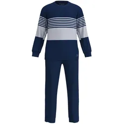 Tom Tailor Pyjama »Toledo« - Herren - Gr. XXL - blau/gestreift