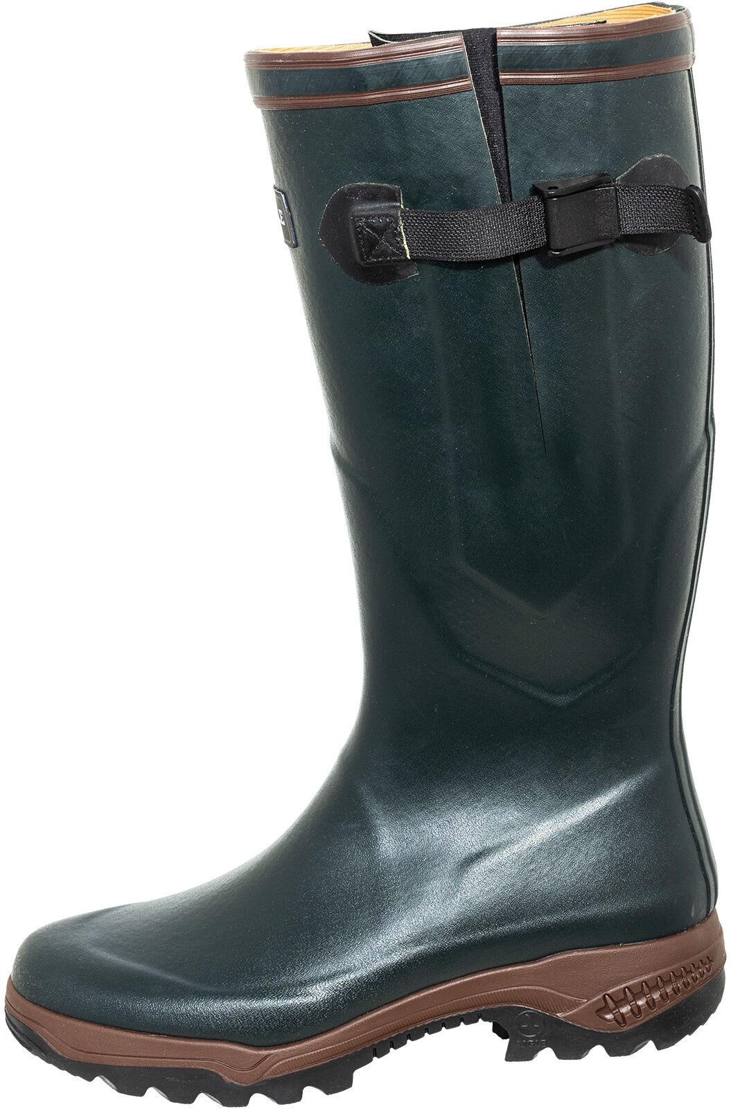 Gummistiefel AIGLE "Parcours Vario 2", Damen, Gr. 36, braun (bronze), Obermaterial: 100% Gummi rubber., Schuhe Gummistiefel