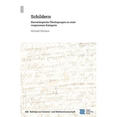Schildern, Taschenbuch von Michael Niehaus, Hagen University Press, 978-3-9876750-2-7