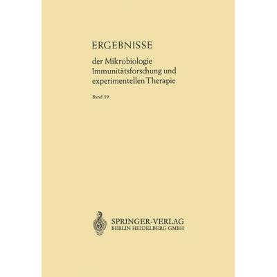 Ergebnisse der Mikrobiologie Immunitätsforschung und Experimentellen Therapie, Taschenbuch von Werner Henle, Springer Berlin, 978-3-662-37574-7