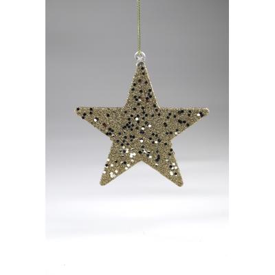 Christbaumschmuck AM DESIGN "aus Glas, Ø: 13 cm", gold, Ø:13cm, Weihnachtsbaumschmuck, 3er Set