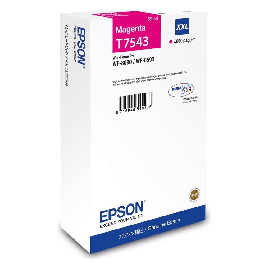 Epson Tinte magenta 69.0ml WF Pro 8090/8590, "XXL" (M) (C13T75434N)