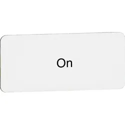ABB MA6-1134 Beschriftungsschild, für Schalter mit 1 Schaltstellung 1SFA611930R1134