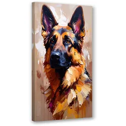 LEINWANDBILD Deutscher Schäferhund Tier 60x120cm